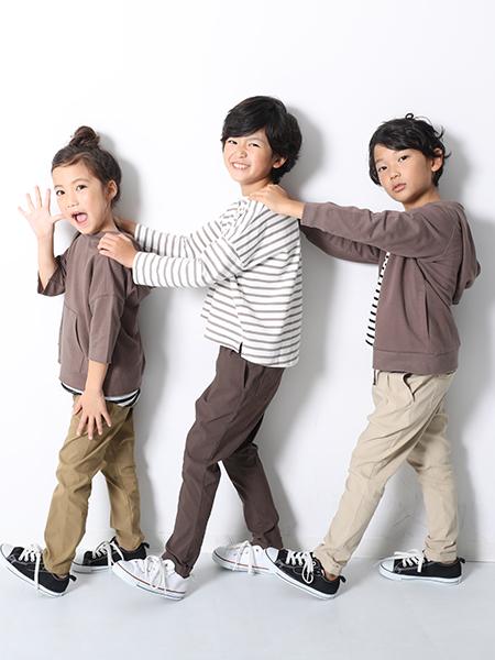 devirockのウルトラストレッチ ツイル タックパンツ デビロック 子供服 キッズを使ったコーディネートを紹介します。｜Rakuten Fashion(楽天ファッション／旧楽天ブランドアベニュー)1004663