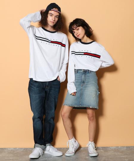 Tommy Hilfigerの U Tommy Hilfiger トミーヒルフィガー Tino長袖tシャツを使ったコーディネート Rakuten Fashion 楽天ファッション 旧楽天ブランドアベニュー