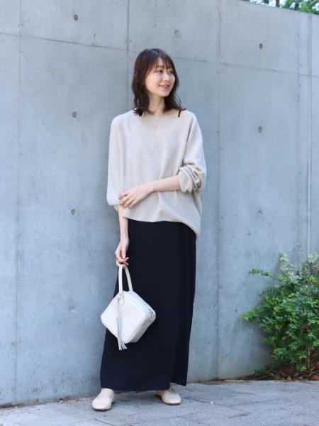 Nobleの 追加 ファインウール エフォートレスニット を使ったコーディネート Rakuten Fashion 楽天ファッション 旧楽天ブランドアベニュー