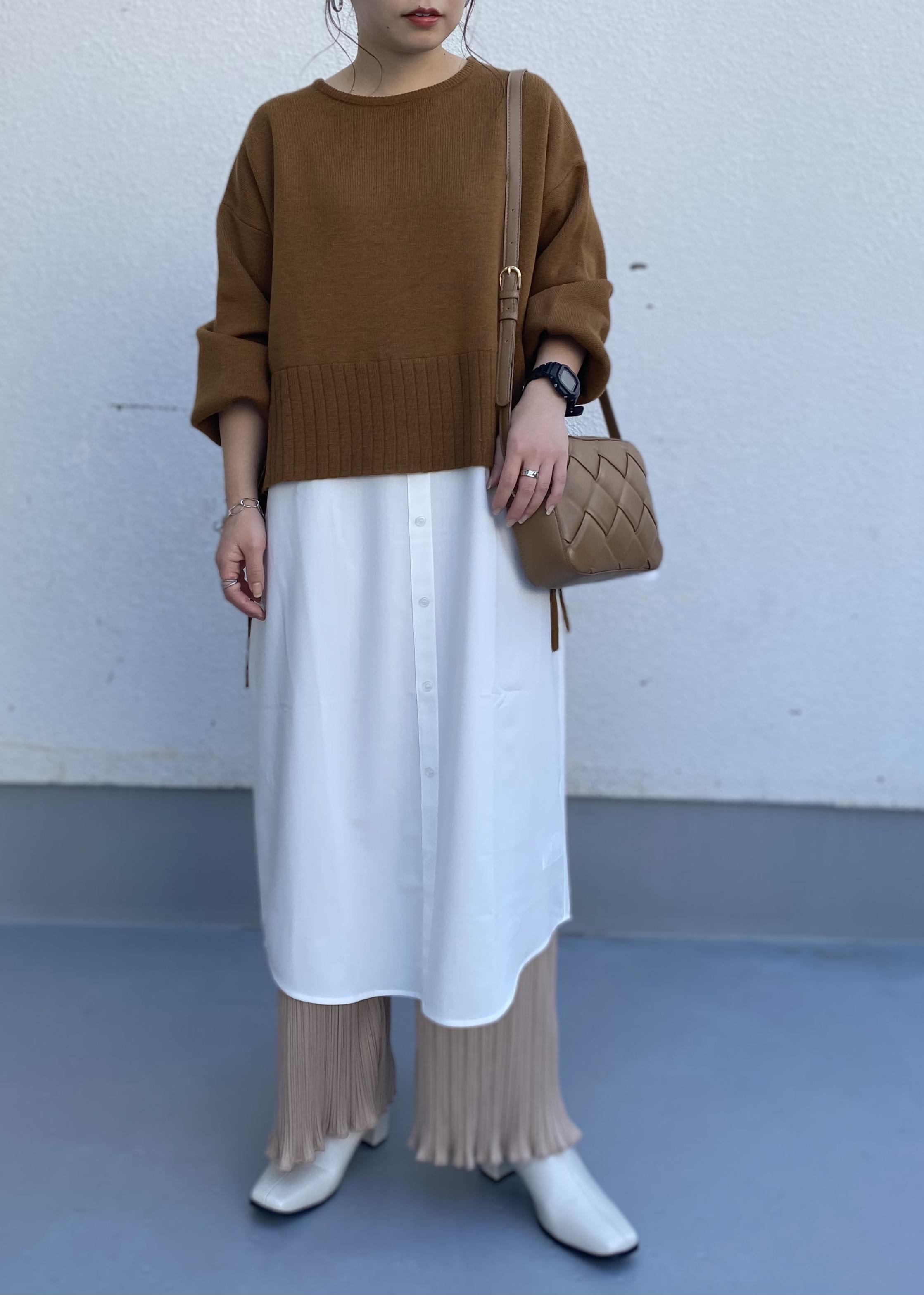 Visのニットレイヤードワンピースを使ったコーディネート Rakuten Fashion 楽天ファッション 旧楽天ブランドアベニュー