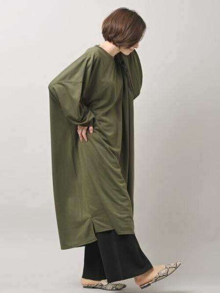 Rpsの W ミニ裏毛ビッグシルエットワンピースを使ったコーディネート Rakuten Fashion 楽天ファッション 旧楽天ブランドアベニュー