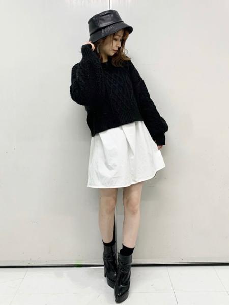 Ingniの3gバックリボンニット Bl Setを使ったコーディネート Rakuten Fashion 楽天ファッション 旧楽天ブランドアベニュー