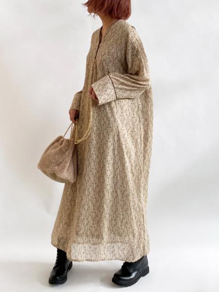 Bou Jeloudの Web限定 カフタンパイピングワンピースを使ったコーディネート Rakuten Fashion 楽天ファッション 旧楽天ブランドアベニュー