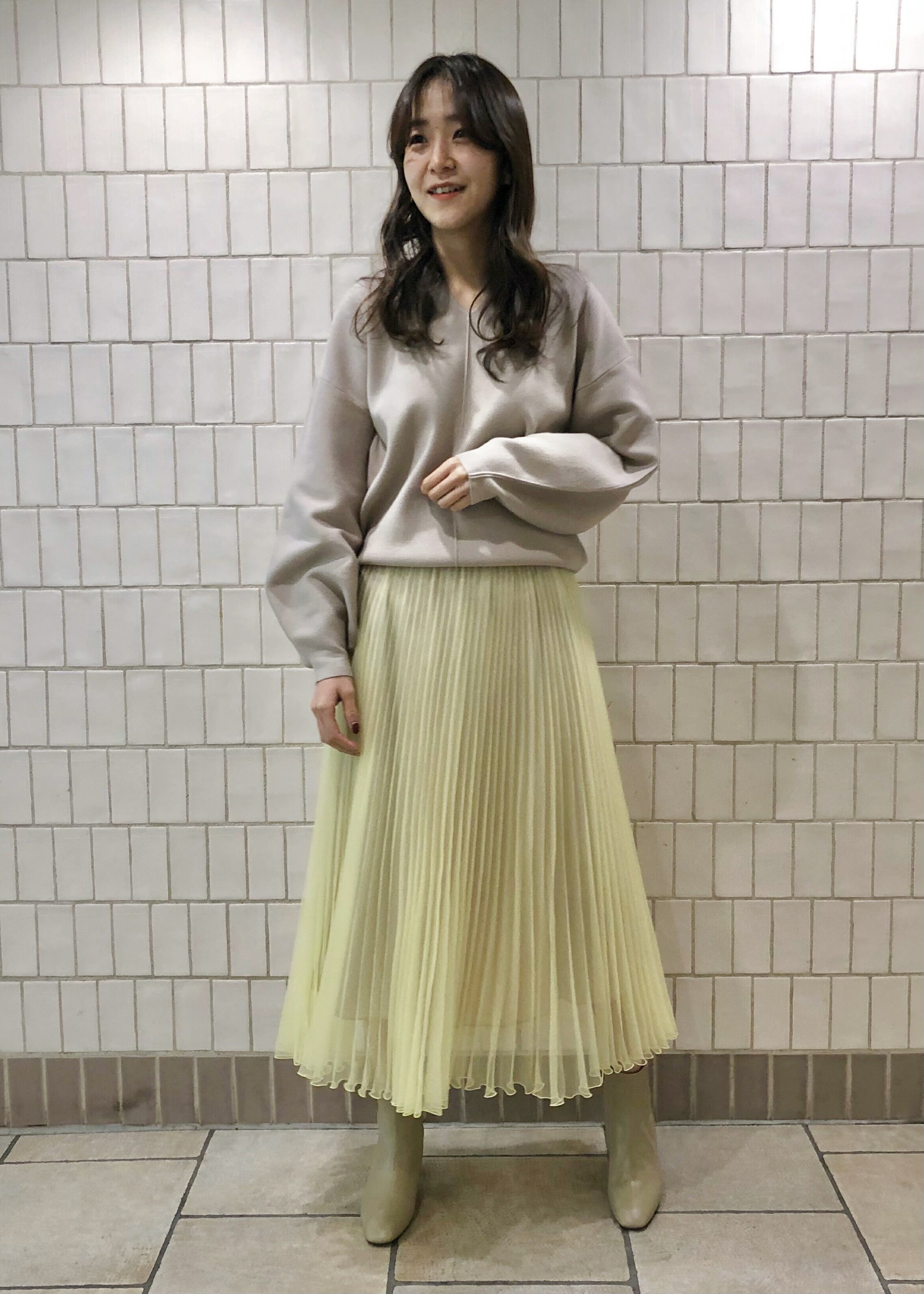 Salon Adam Et Rope の 店頭人気アイテム 2wayボリュームスリーブプルオーバーを使ったコーディネート Rakuten Fashion 楽天ファッション 旧楽天ブランドアベニュー