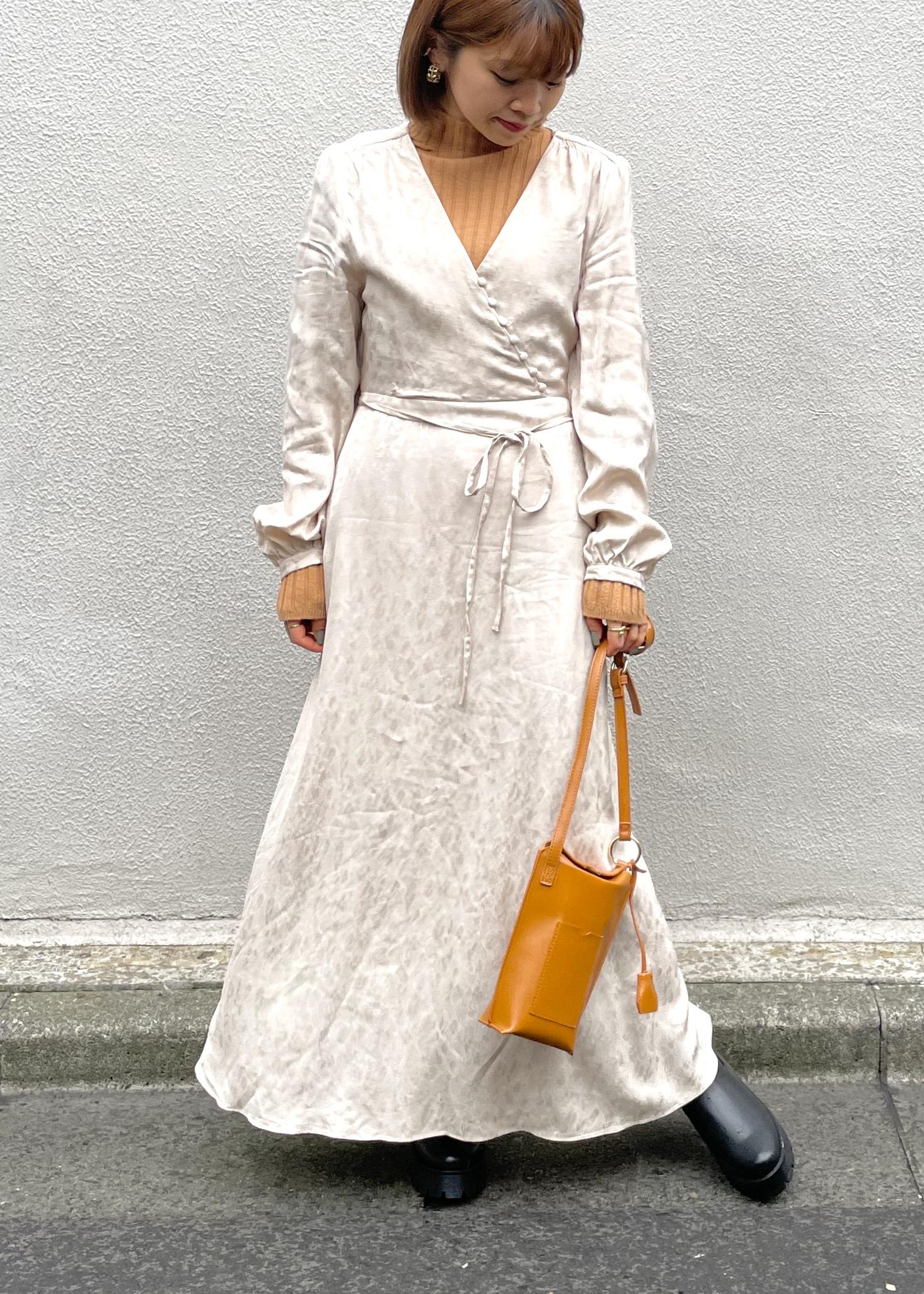 Visのカシュクールクルミワンピースを使ったコーディネート Rakuten Fashion 楽天ファッション 旧楽天ブランドアベニュー