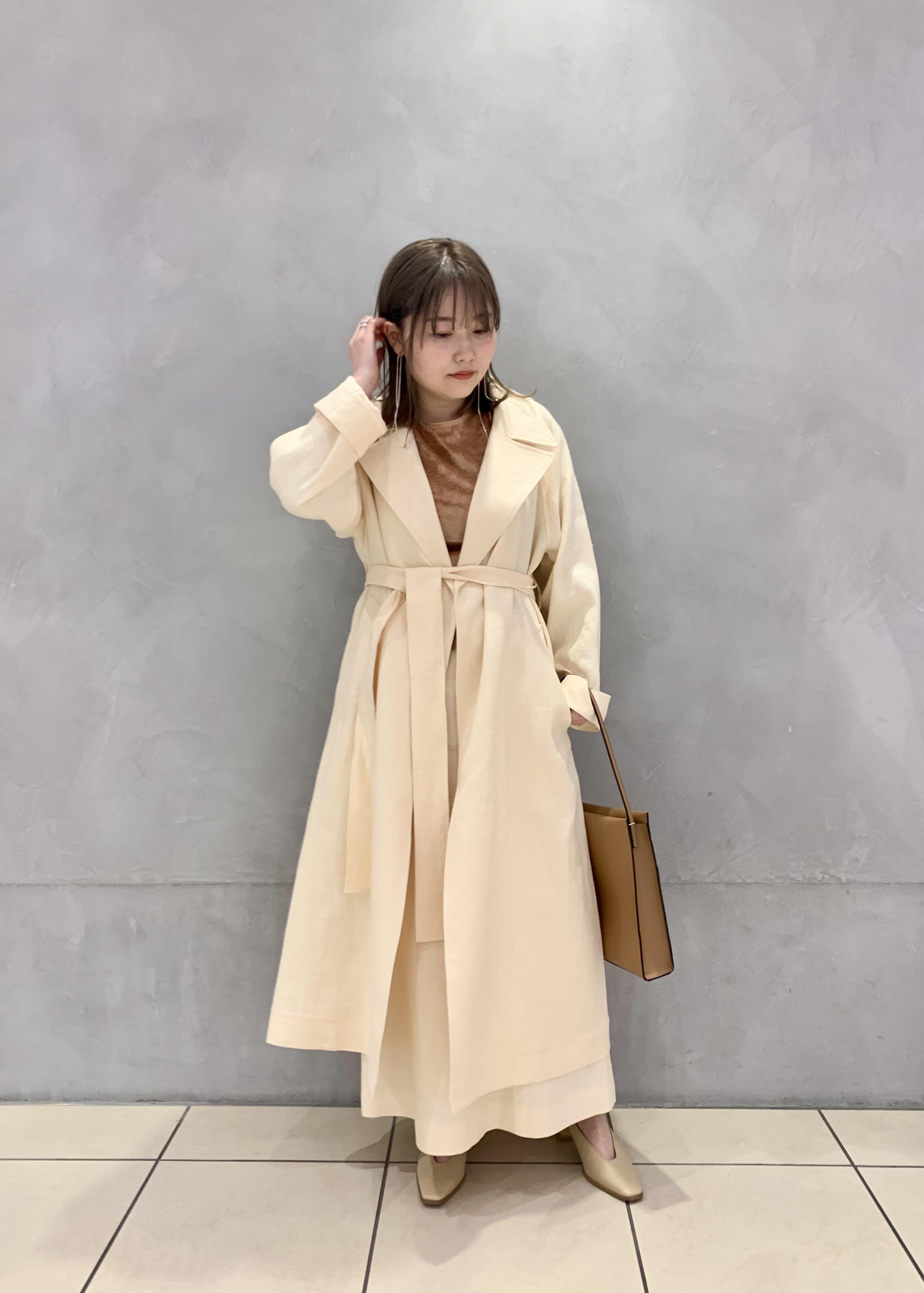 Adam Et Rope のヘビーリネンコートを使ったコーディネート Rakuten Fashion 楽天ファッション 旧楽天ブランドアベニュー 1088585
