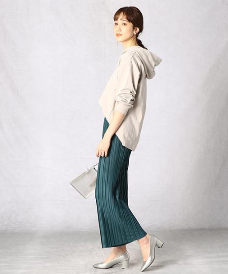 Comme Ca Ismの コットン Vネック プルオーバーパーカを使ったコーディネート Rakuten Fashion 楽天ファッション 旧楽天ブランドアベニュー