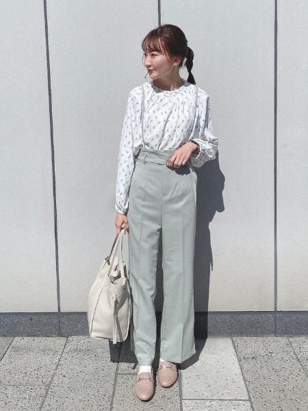 Earth Music Ecologyのとろみ2wayブラウスを使ったコーディネート Rakuten Fashion 楽天ファッション 旧楽天ブランドアベニュー