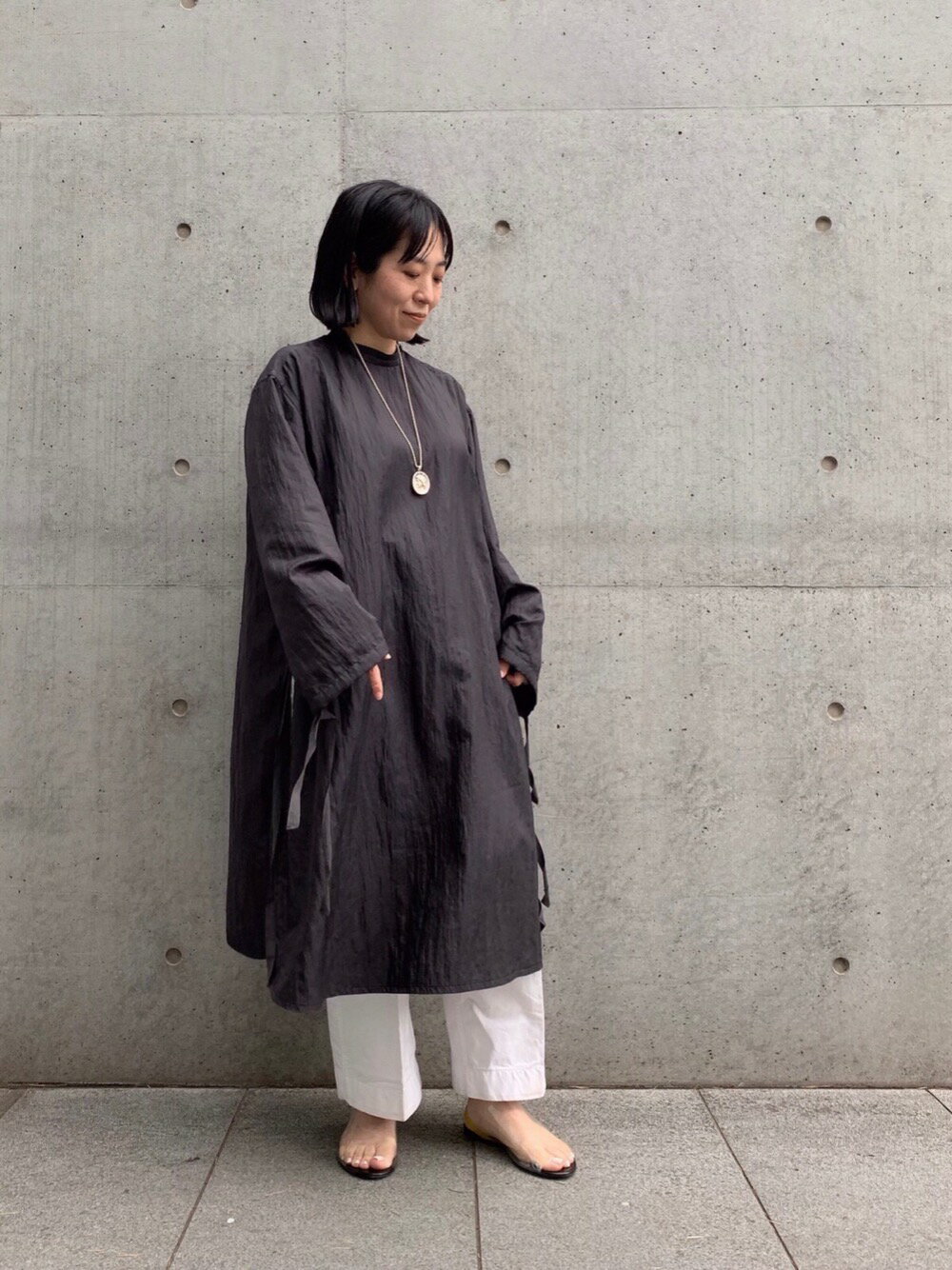 United Arrowsの Loeff ロエフ Si Ny タフタ スモック ワンピースを使ったコーディネート Rakuten Fashion 楽天ファッション 旧楽天ブランドアベニュー