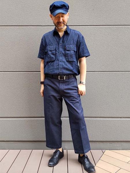 Levi'sの【OCEANS 11月号掲載】STA PREST ワイドレッグ クロップ