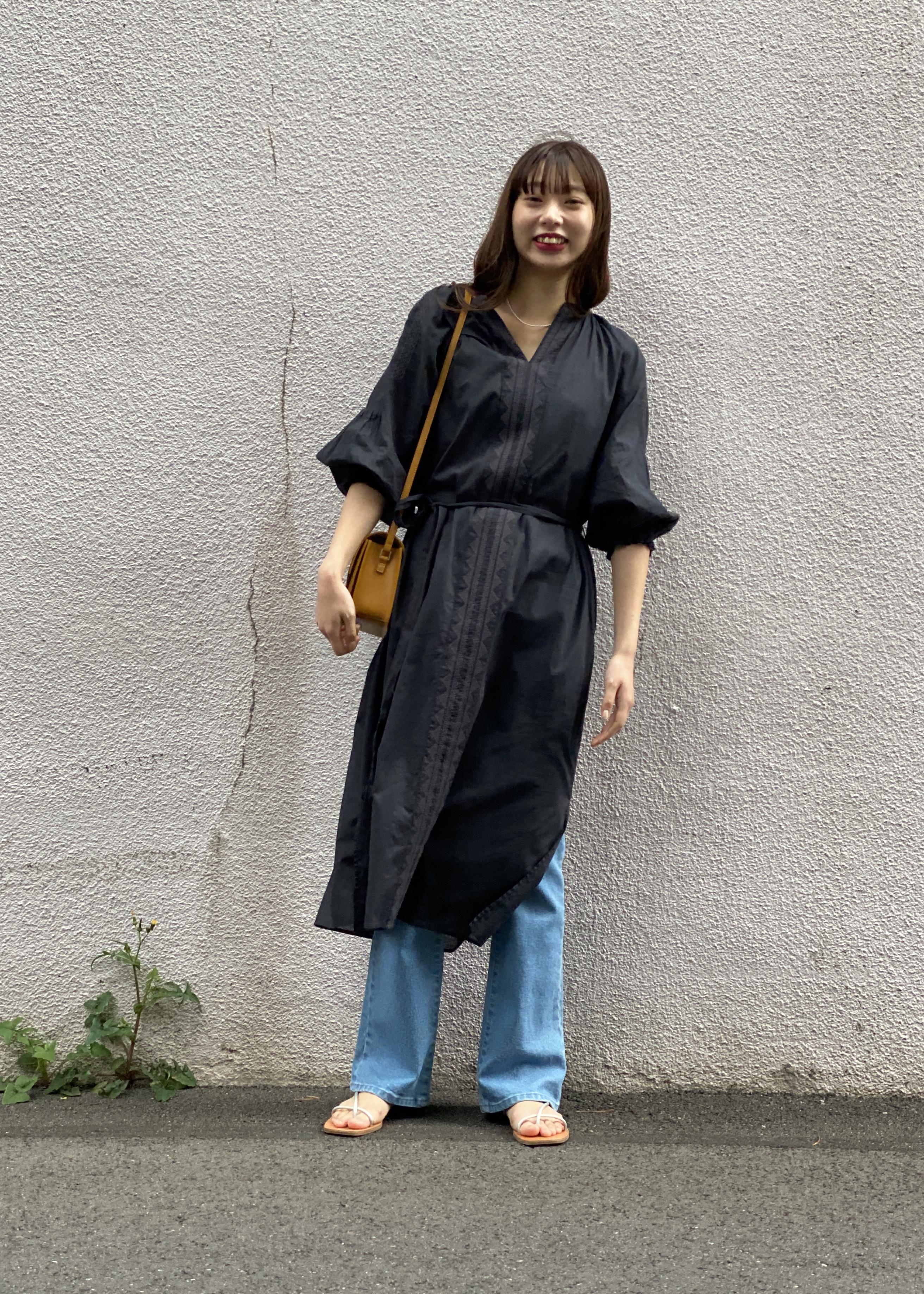 Rope の 秋まで使える インド刺繍カフタンワンピースを使ったコーディネート Rakuten Fashion 楽天ファッション 旧楽天ブランドアベニュー