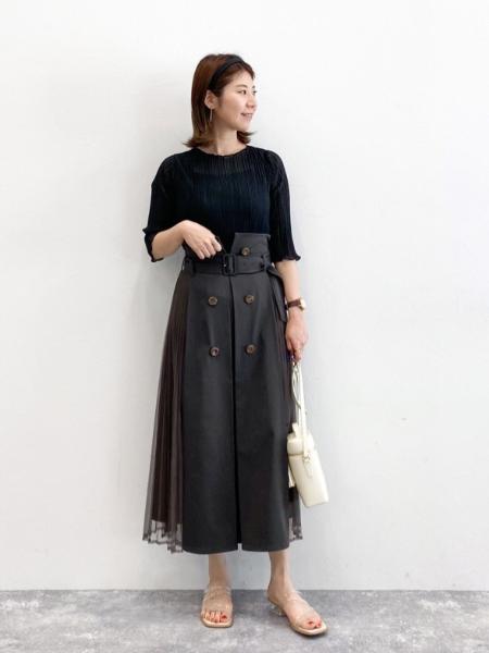 mysty womanの前後2WAYテレコタンクを使ったコーディネートを紹介します。｜Rakuten Fashion(楽天ファッション／旧楽天ブランドアベニュー)1119294