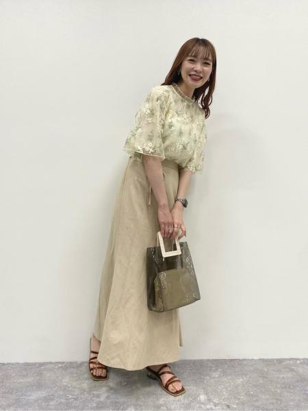 mysty womanの前後2WAYテレコタンクを使ったコーディネートを紹介します。｜Rakuten Fashion(楽天ファッション／旧楽天ブランドアベニュー)1119347