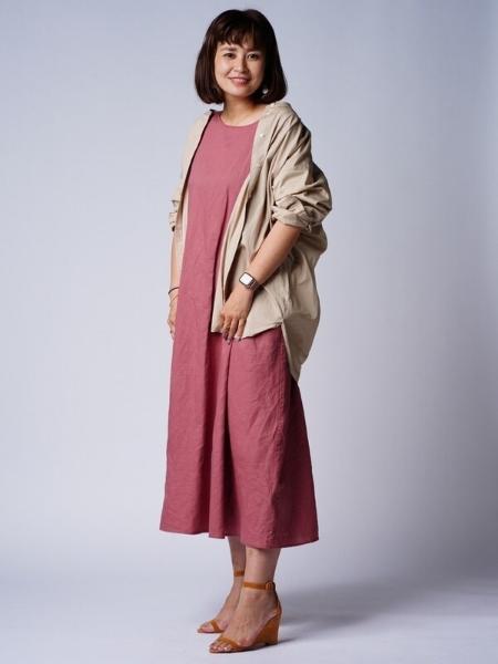 Gapの W リネンブレンド クルーネック スリーブレスワンピースを使ったコーディネート Rakuten Fashion 楽天ファッション 旧楽天ブランドアベニュー
