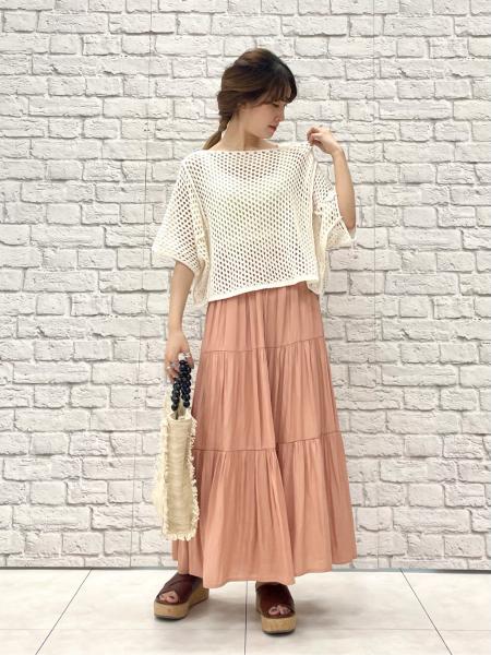 mysty womanの前後2WAYテレコタンクを使ったコーディネートを紹介します。｜Rakuten Fashion(楽天ファッション／旧楽天ブランドアベニュー)1130433