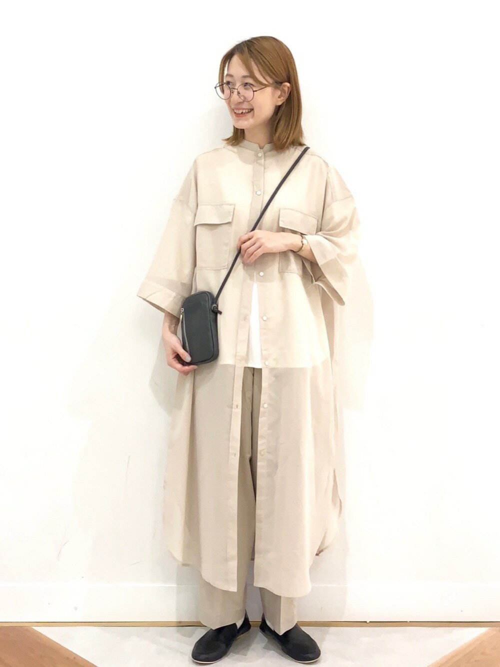 Coenのシアーロングシャツワンピースを使ったコーディネート Rakuten Fashion 楽天ファッション 旧楽天ブランドアベニュー