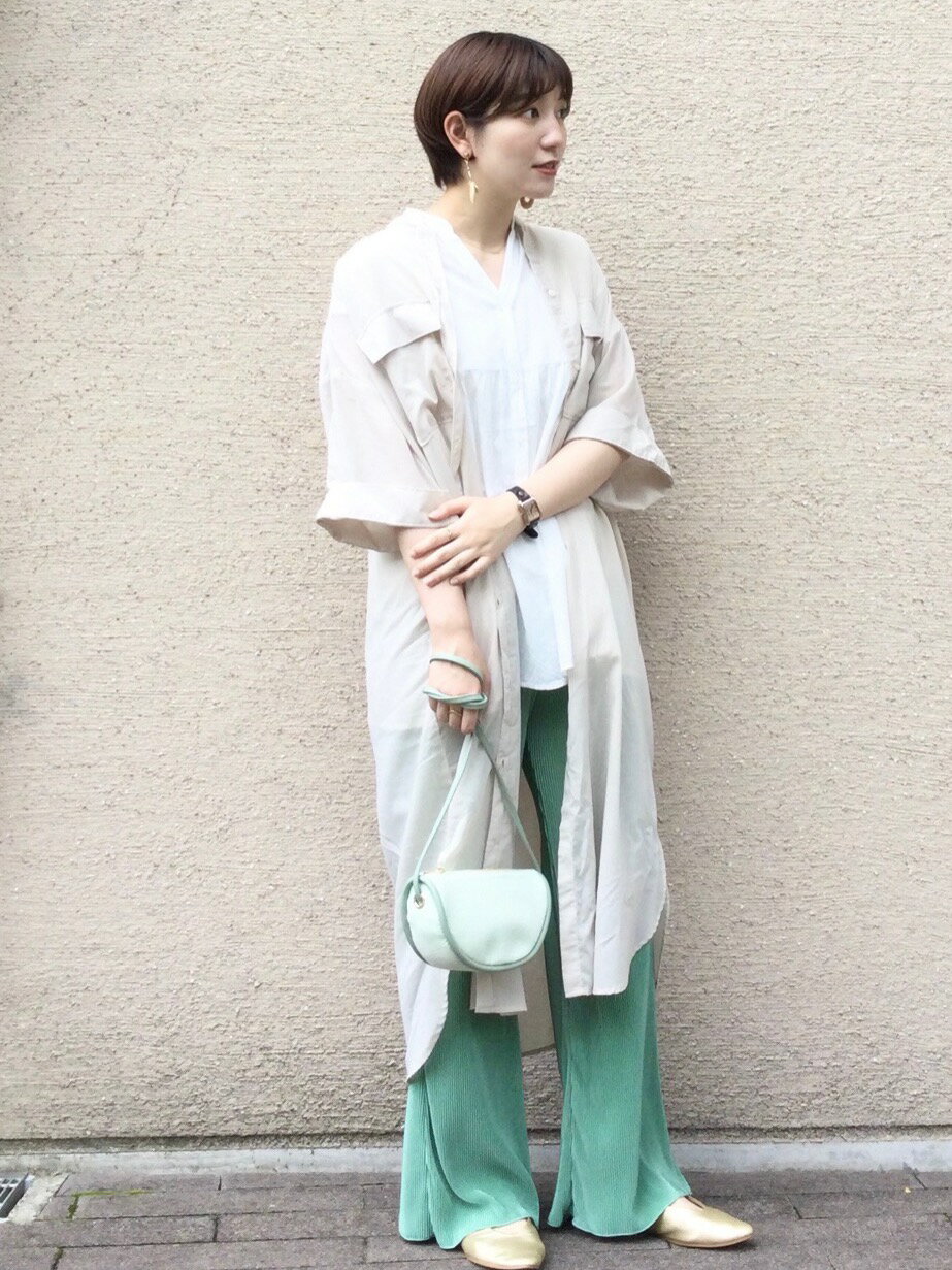 Coenのシアーロングシャツワンピースを使ったコーディネート Rakuten Fashion 楽天ファッション 旧楽天ブランドアベニュー