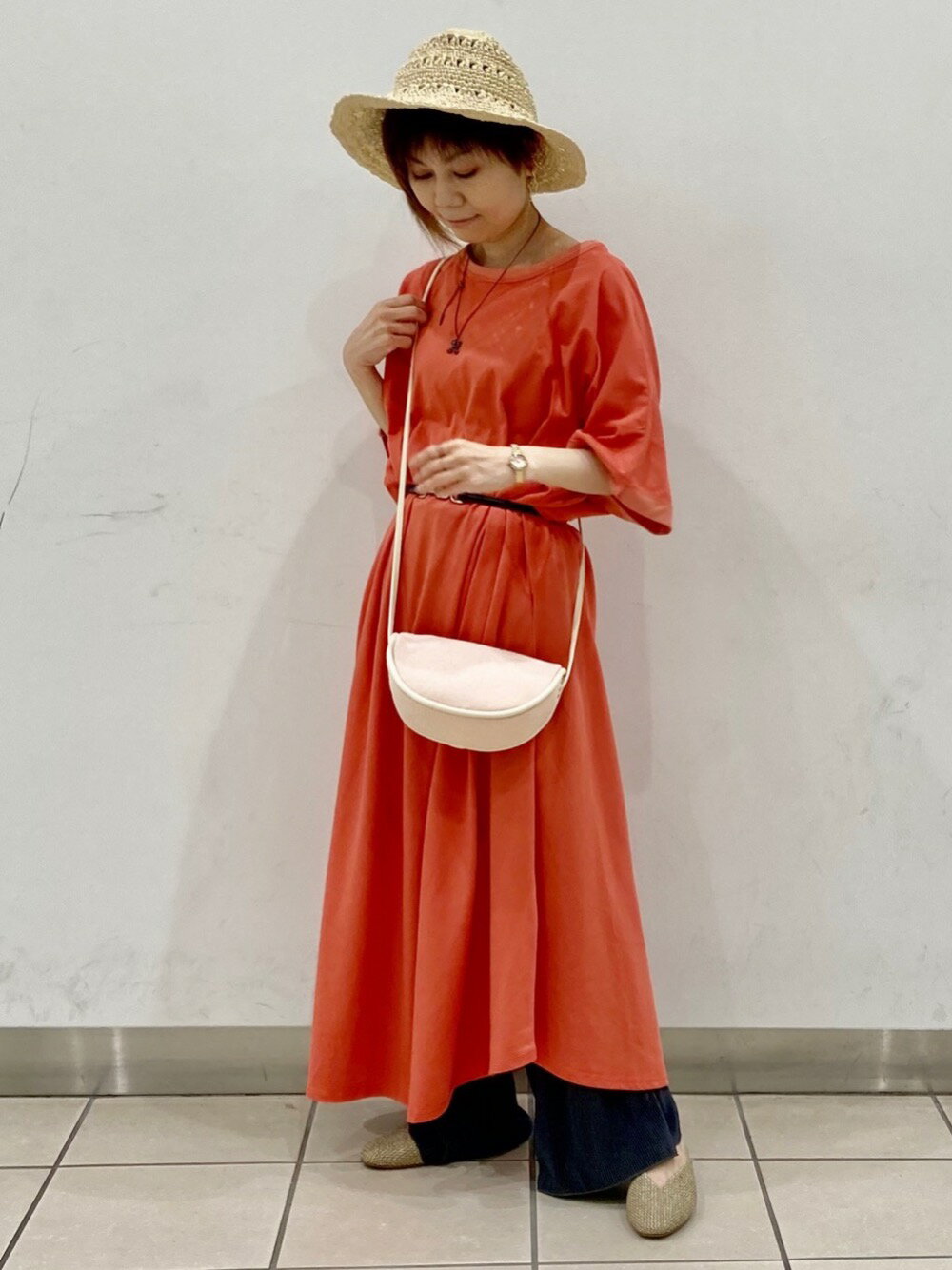 Coenのバイカラー2wayワンピースを使ったコーディネート Rakuten Fashion 楽天ファッション 旧楽天 ブランドアベニュー