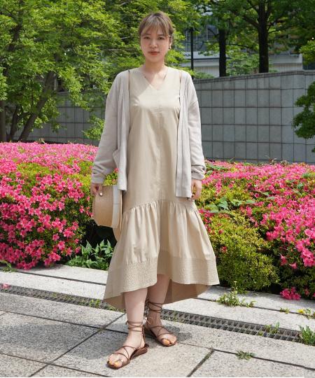 Banana Republicの W オーガニックポプリン マキシワンピースを使ったコーディネート Rakuten Fashion 楽天ファッション 旧楽天ブランドアベニュー