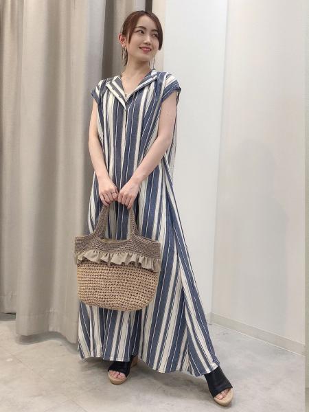 Bou Jeloudのストライプバンドカラーワンピースを使ったコーディネート Rakuten Fashion 楽天ファッション 旧楽天ブランドアベニュー