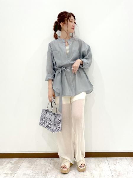 mysty womanの前後2WAYテレコタンクを使ったコーディネートを紹介します。｜Rakuten Fashion(楽天ファッション／旧楽天ブランドアベニュー)1143763