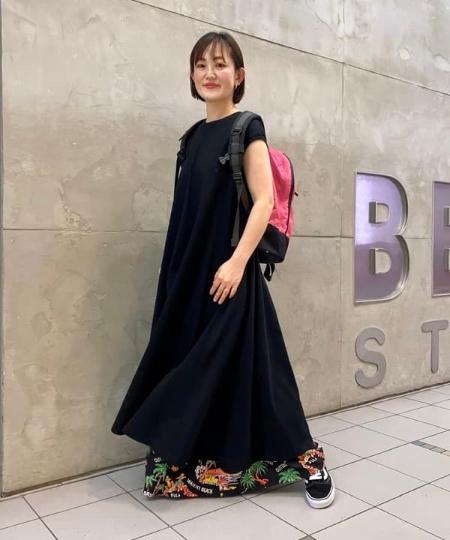 Beams Womenのchampion Beams Boy 別注 Aライン ワンピースを使ったコーディネート Rakuten Fashion 楽天ファッション 旧楽天ブランドアベニュー