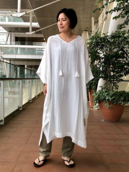 Ined のカフタンワンピースを使ったコーディネート Rakuten Fashion 楽天ファッション 旧楽天ブランドアベニュー