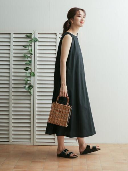 Urban Research Doorsの Web限定 ノースリーブaラインワンピースを使ったコーディネート Rakuten Fashion 楽天ファッション 旧楽天ブランドアベニュー