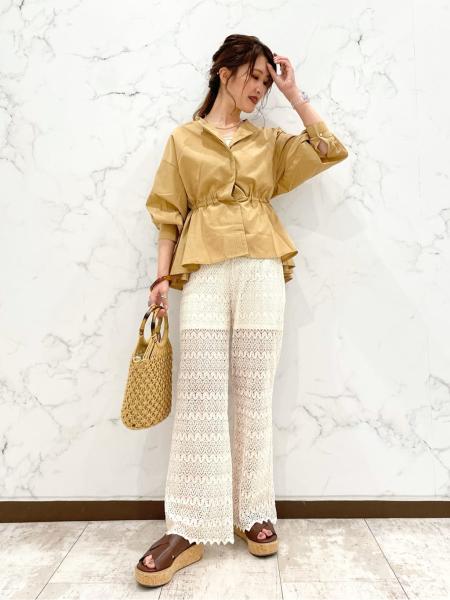 mysty womanの前後2WAYテレコタンクを使ったコーディネートを紹介します。｜Rakuten Fashion(楽天ファッション／旧楽天ブランドアベニュー)1167700