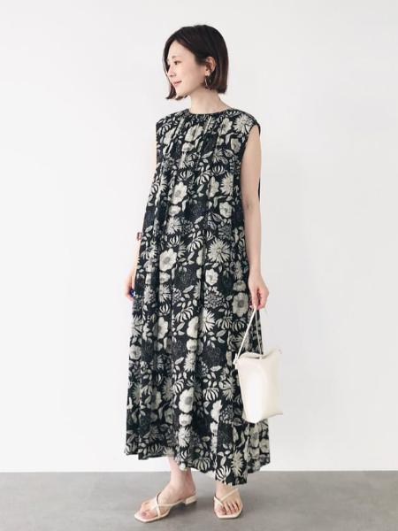 American Holicのフレンチスリーブフレアワンピースを使ったコーディネート Rakuten Fashion 楽天ファッション 旧楽天ブランドアベニュー