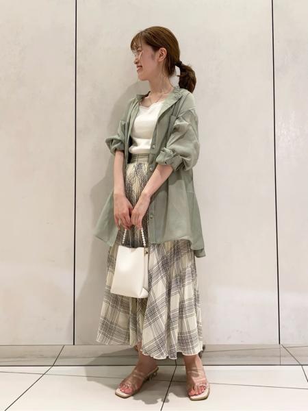 mysty womanの前後2WAYテレコタンクを使ったコーディネートを紹介します。｜Rakuten Fashion(楽天ファッション／旧楽天ブランドアベニュー)1177034