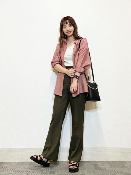 mysty womanの前後2WAYテレコタンクを使ったコーディネートを紹介します。｜Rakuten Fashion(楽天ファッション／旧楽天ブランドアベニュー)1185280