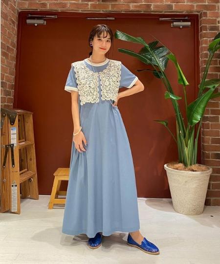 Beams Womenのbeams Boy カット ツイル マキシ ワンピースを使ったコーディネート Rakuten Fashion 楽天ファッション 旧楽天ブランドアベニュー