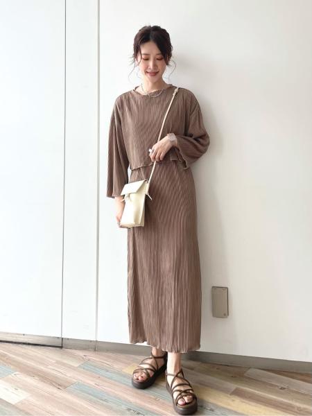 mysty womanの前後2WAYテレコタンクを使ったコーディネートを紹介します。｜Rakuten Fashion(楽天ファッション／旧楽天ブランドアベニュー)1187840