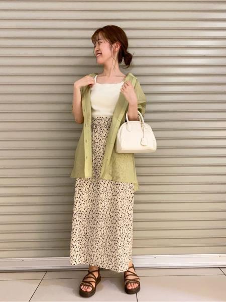 mysty womanの前後2WAYテレコタンクを使ったコーディネートを紹介します。｜Rakuten Fashion(楽天ファッション／旧楽天ブランドアベニュー)1189744