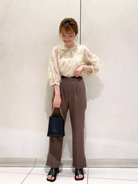 mysty womanの前後2WAYテレコタンクを使ったコーディネートを紹介します。｜Rakuten Fashion(楽天ファッション／旧楽天ブランドアベニュー)1191251