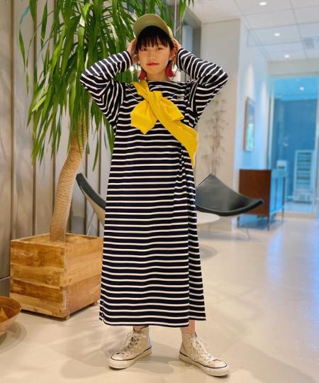 Beams Womenの 再値下げ Lacoste Beams Boy 別注 ボートネック ワンピースを使ったコーディネート Rakuten Fashion 楽天ファッション 旧楽天ブランドアベニュー