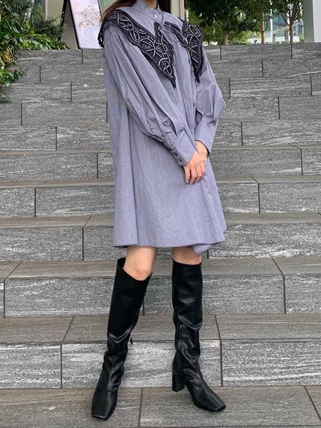 限定数のみ スナイデルORGANICS エンブロイダリーカラーミニワンピース 限定数のみ スナイデルORGANICS エンブロイダリーカラーミニワンピース