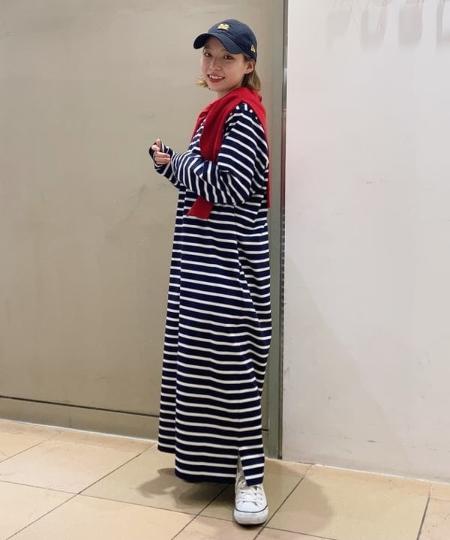 Beams Womenの 再値下げ Lacoste Beams Boy 別注 ボートネック ワンピースを使ったコーディネート Rakuten Fashion 楽天ファッション 旧楽天ブランドアベニュー
