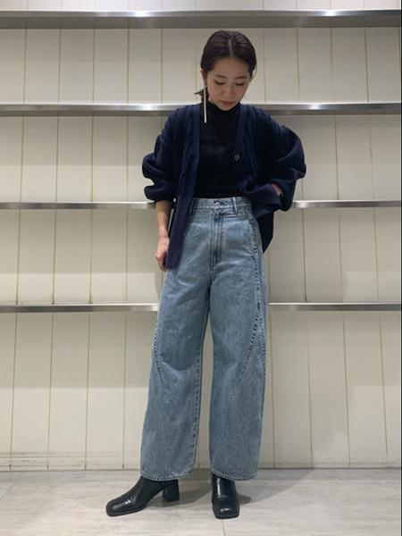 styling/のstyling*MINEDENIMコクーンデニムパンツを使った