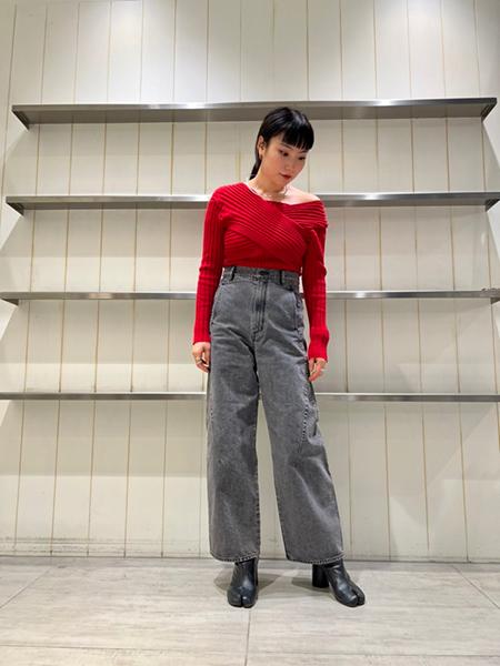 styling × MINEDENIM コクーンデニムパンツ-