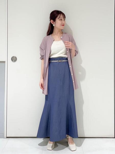 mysty womanの前後2WAYテレコタンクを使ったコーディネートを紹介します。｜Rakuten Fashion(楽天ファッション／旧楽天ブランドアベニュー)1299724