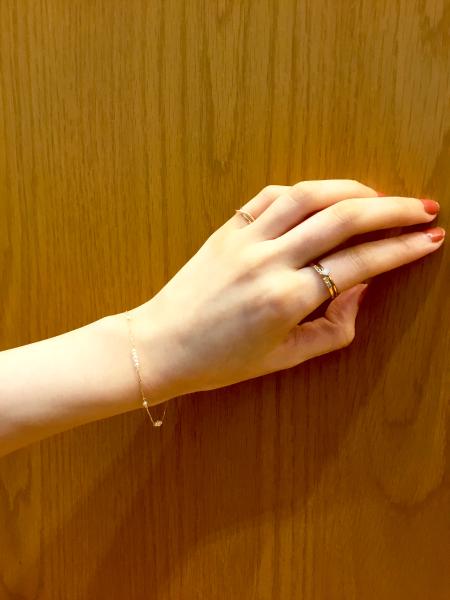 ete | K18 ダイヤモンド 0.1ct リング「ブライト」 | Rakuten Fashion