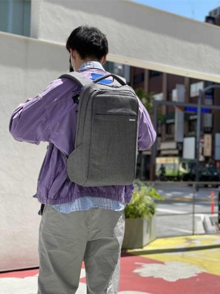 Incaseの(U)INCO100411-ASP ICON Slim Backpack With Woolenex 16inch