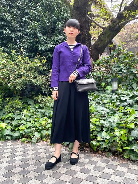agnes b. | ラムスキンレザー ショルダーバッグ 