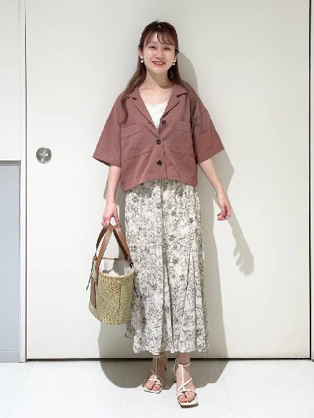 mysty womanの前後2WAYテレコタンクを使ったコーディネートを紹介します。｜Rakuten Fashion(楽天ファッション／旧楽天ブランドアベニュー)1324162