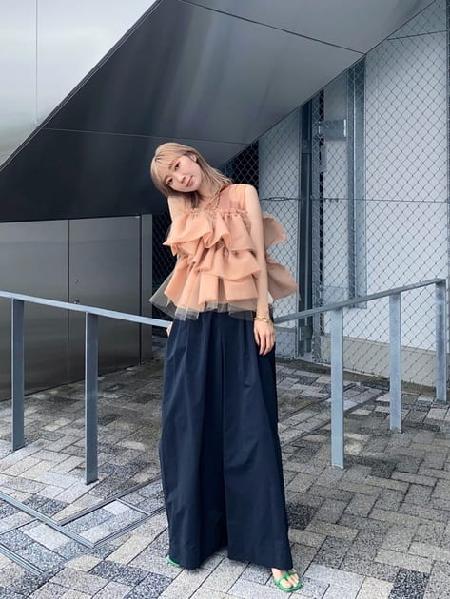 チュールオーガンジーベスト【MAISON SPECIAL/メゾンスペシャル】