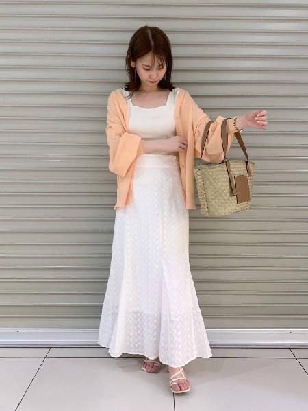 mysty womanの前後2WAYテレコタンクを使ったコーディネートを紹介します。｜Rakuten Fashion(楽天ファッション／旧楽天ブランドアベニュー)1325441