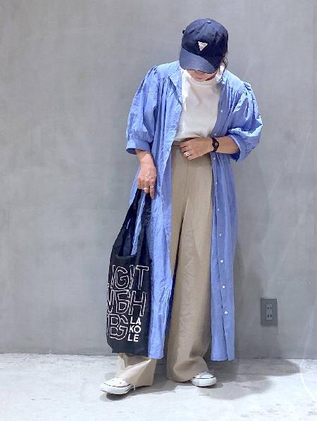 LAKOLEの【超軽量】ボールエコバッグを使ったコーディネートを紹介します。｜Rakuten Fashion(楽天ファッション／旧楽天ブランドアベニュー)1339538