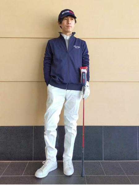 BEAMS GOLF PURPLE LABEL / タラッティ ベア鹿の子 B.Dポロシャツ-